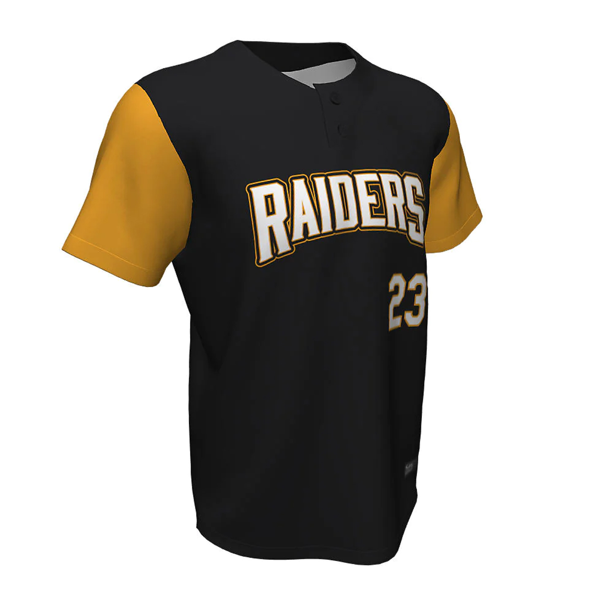 Baseball 2 Button Raiders Jersey 